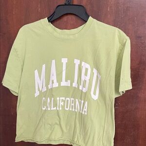 Green Malibu California Women's Jersey Top